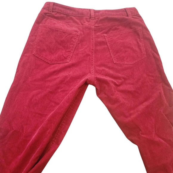 Talbots Red Corduroy Women' s Pants Size  10 - Picture 11 of 14